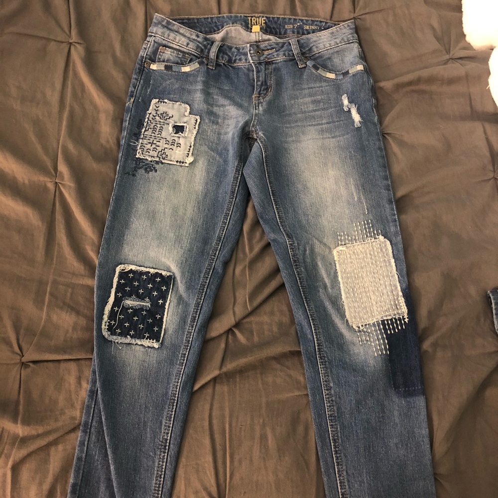 Patchwork jeans